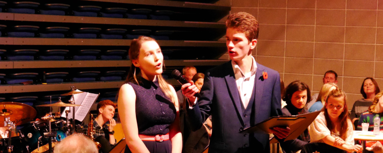 Henry 'Jools' Silk interviewing a guest