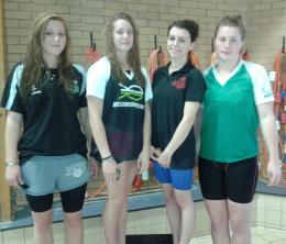 LtoR: Faline Chapman, Jessica Granville, Annabel Scally and Holly Montgomery