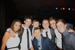 Happy leavers celebrate