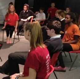 Workshop with Fernhill pupils