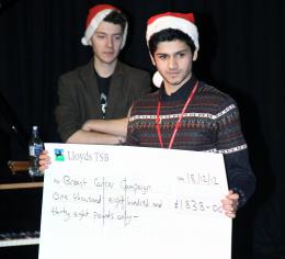 Cheque for Breast Cancer Campaign