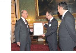 Duke of Edinburgh with Simon Jarvis and Paul Fortescue