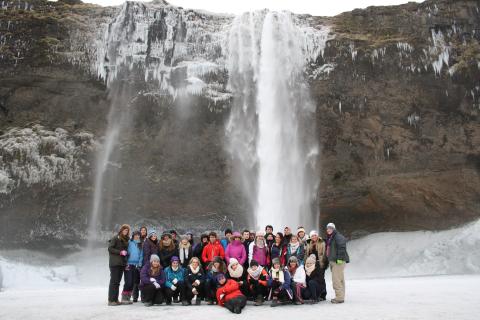 Iceland's inspiring landscapes leave Geography Students in awe