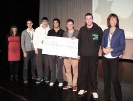 Presenting the cheque to Step by Step