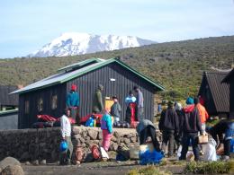 Our accommodation - sorting out where everyone is going to sleep!