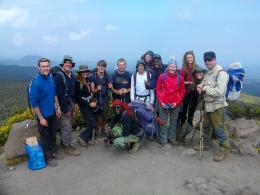 Group photograph before we start our ascent