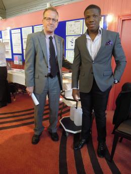 Opeyemi Olayanju  with Simon Jarvis