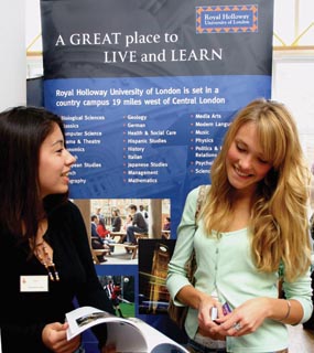 Students consider their options
