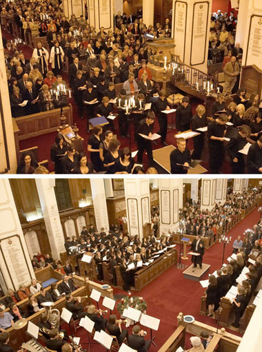 Procession and Choir photographs