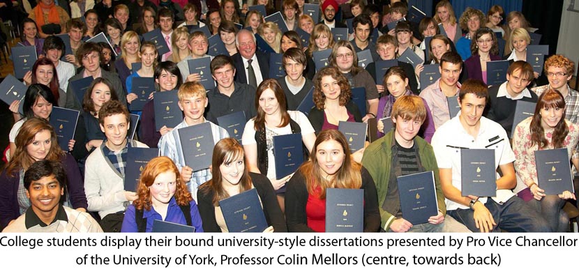 students with Professor Mellors