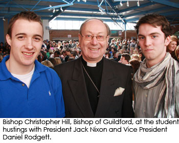 Bishop Christopher with Jack Nixon and Daniel Rodgett