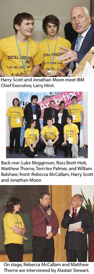 diploma students at conference